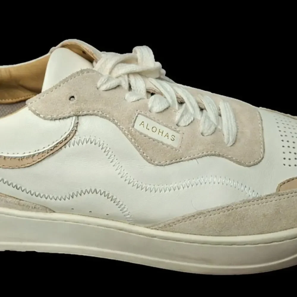 ALOHAS TB.87 Low Top Sneakers Quarry Leather Suede Made Portugal Size 9